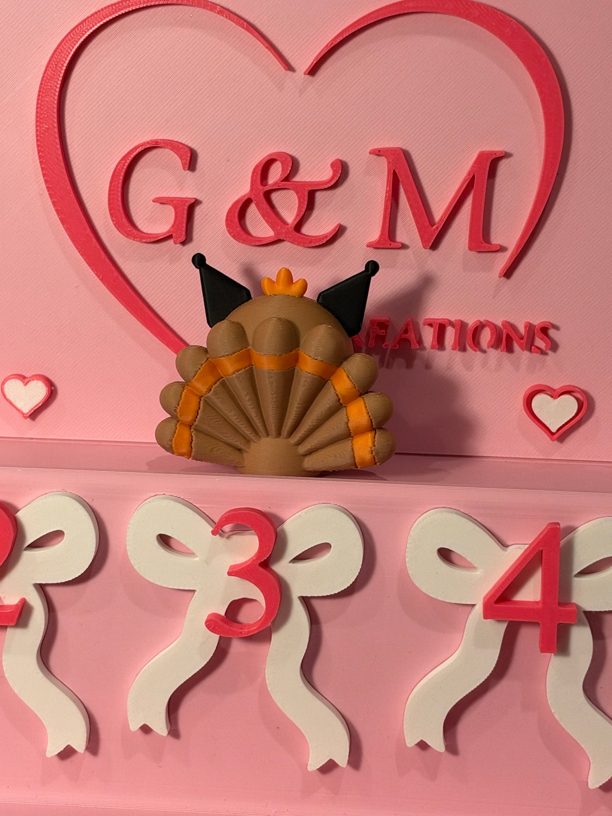 Kuku turkey 3D topper only