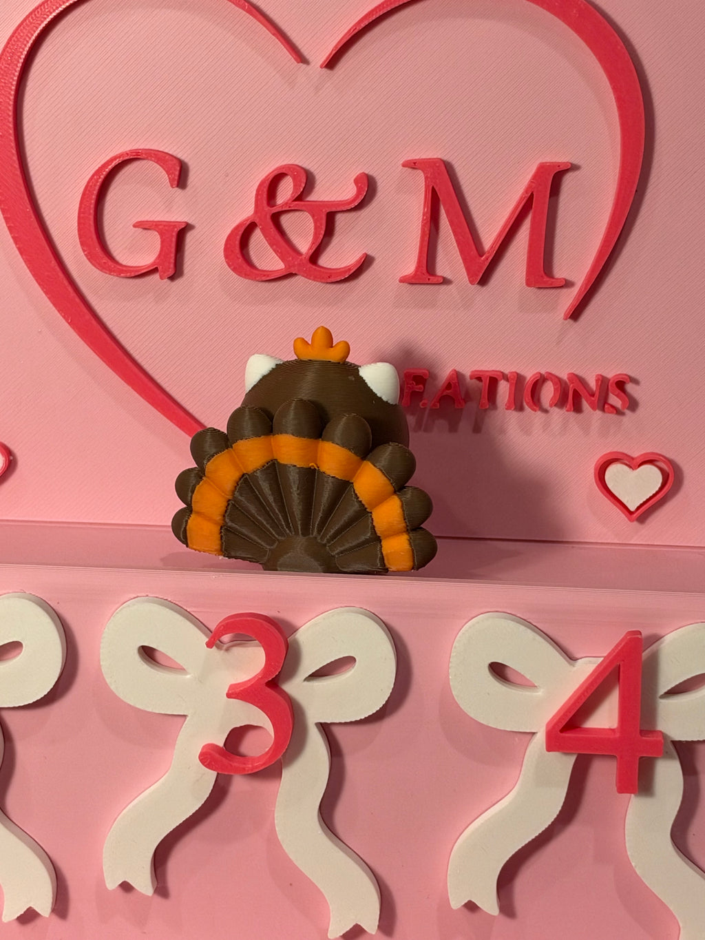 HK turkey 3D topper
