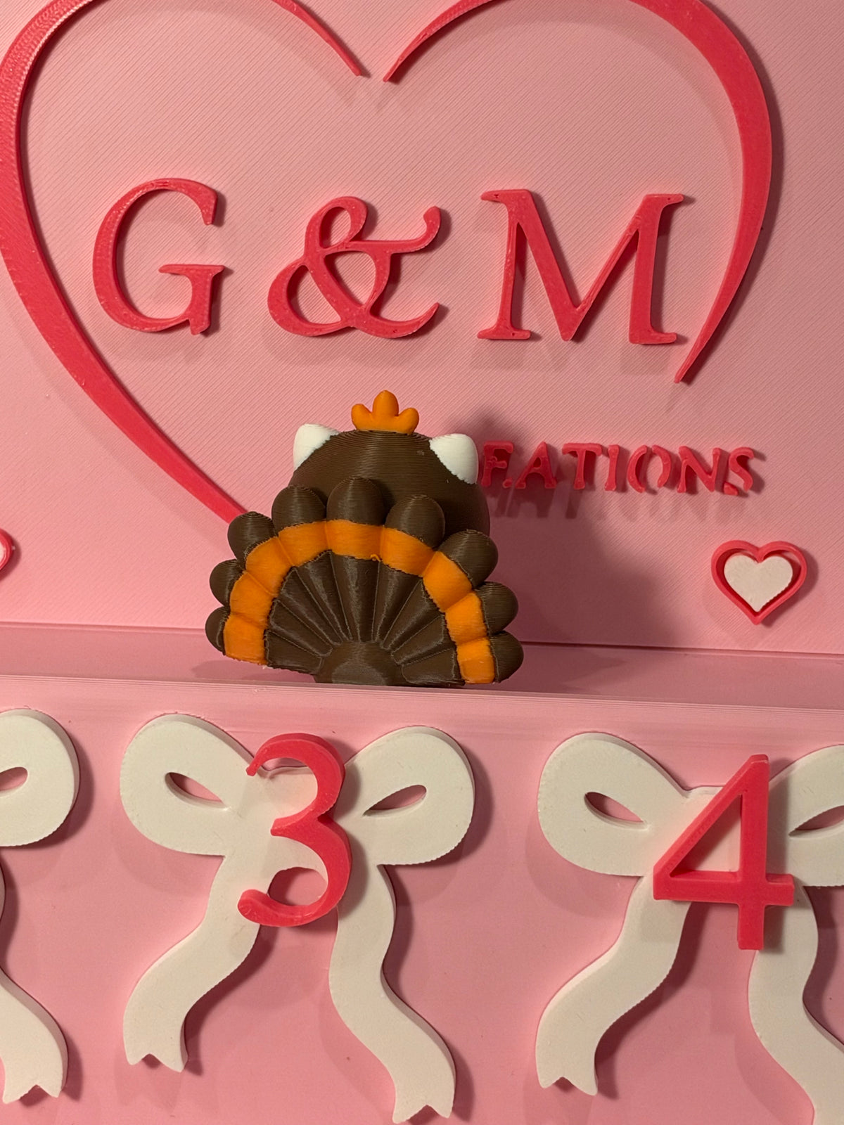 HK turkey 3D topper