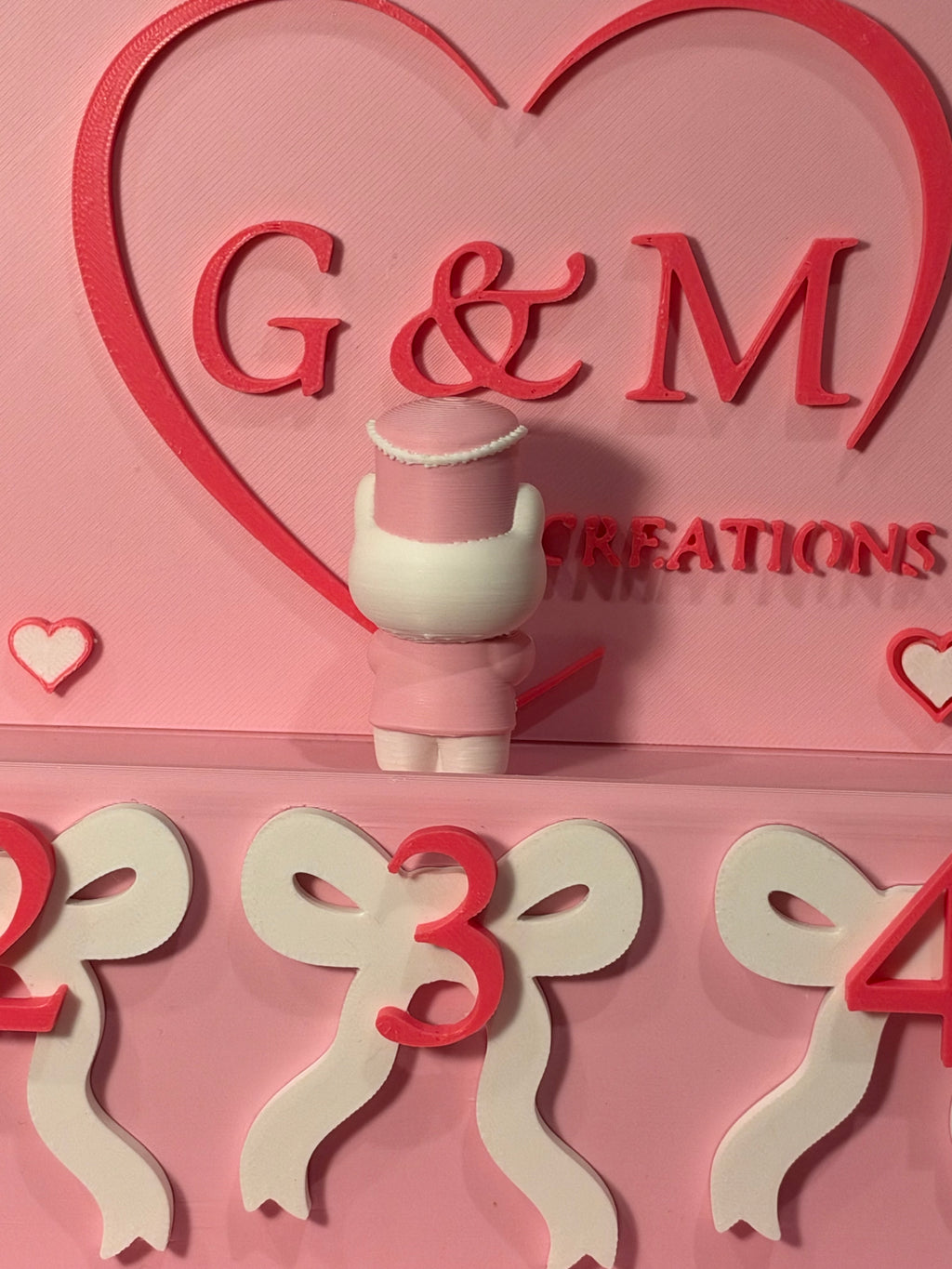 Pink drummer HK 3D topper
