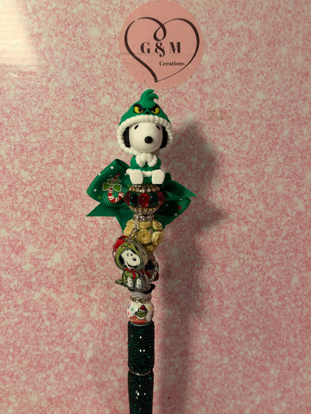 Snoopy X Grinch pre made pen