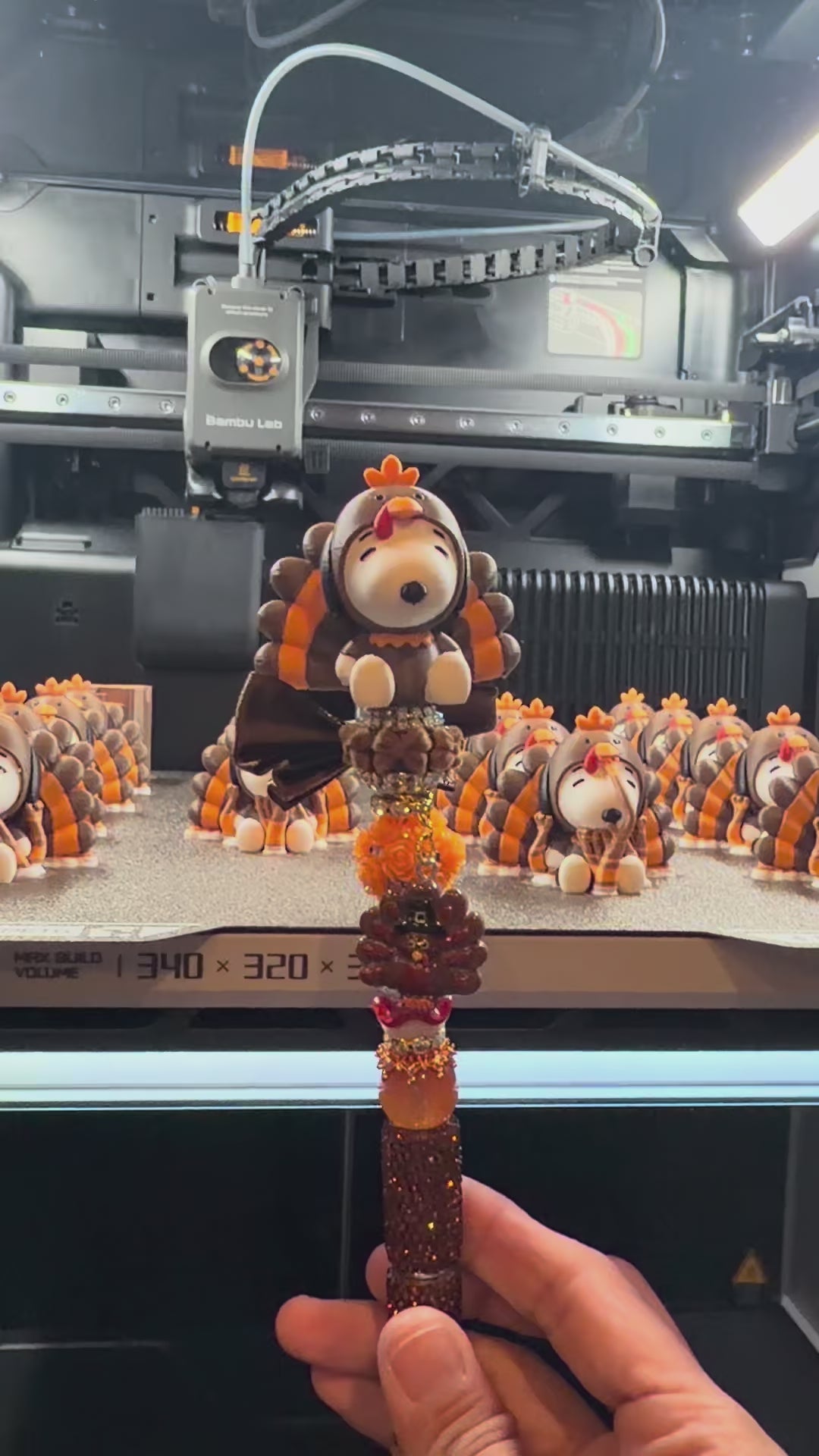 Turkey Snoopy topper only